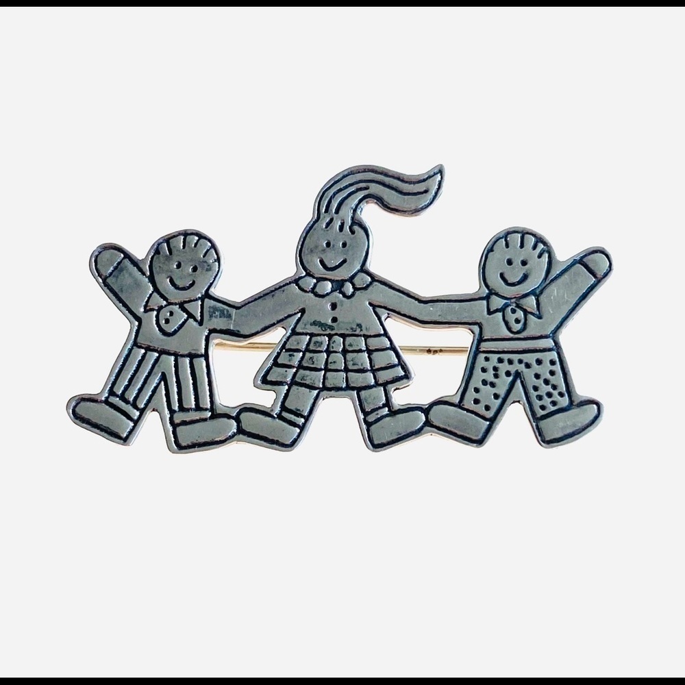 925 Silver Mexico EFS Pin Save The Children